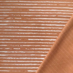 Jerseystoff Streifen blurry stripes, weiss caramel