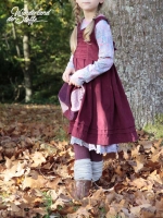 Feincord Stoff Babycord uni, burgundy