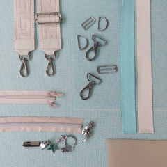 Outdoorstoff Teflon Kreuzmuster Weave, trkis natur