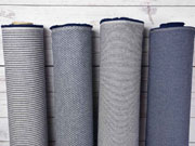 Dekostoff Jacquard Drizzle, dunkelblau