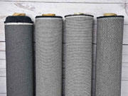 Dekostoff Jacquard Drizzle, schwarz