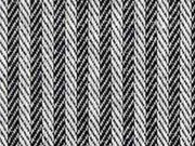 Dekostoff Jacquard Fischgrt, schwarz