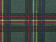 Dekostoff Karo Muster Quadrate, rot blau gelb grn