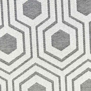 RESTST�CK 81 cm Outdoorstoff Dralon�  Teflon Sechseck, creme schwarz