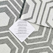 RESTST�CK 81 cm Outdoorstoff Dralon�  Teflon Sechseck, creme schwarz