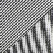 Outdoorstoff Dralon Teflon diagonale Linien, creme schwarz