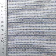 Dekostoff verschiedene Streifen, jeansblau natur
