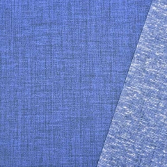 beschichteter Stoff wasserabweisend, jeansblau dunkelblau meliert