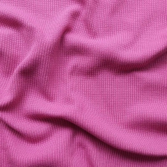Strickstoff Baumwolle Rippenstrick uni, mattes pink