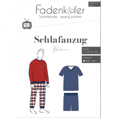 Papierschnittmuster SCHLAFANZUG HERREN Fadenkfer