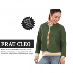 Papierschnittmuster kurze Jacke Stehkragen Damen FRAU CLEO Schnittreif