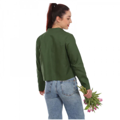Papierschnittmuster kurze Jacke Stehkragen Damen FRAU CLEO Schnittreif