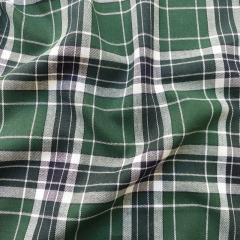 Baumwollstoff Schottenkaro Flanell-hnlich, dunkelgrn wei