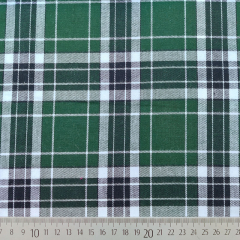 Baumwollstoff Schottenkaro Flanell-hnlich, dunkelgrn wei