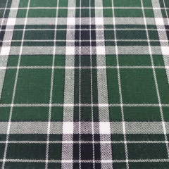 Baumwollstoff Schottenkaro Flanell-hnlich, dunkelgrn wei