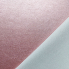 Lederimitat, altrosa metallic