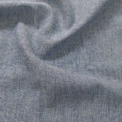 Halbleinen Leinen Baumwolle Webware uni (Kombi zu Streifen), indigoblau