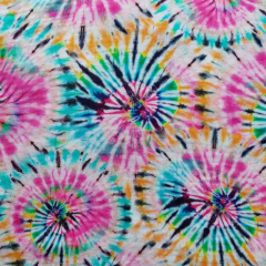Musselin Stoff Double Gauze Baumwollstoff Mandalas, bunt wei