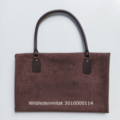 Taschenhenkel Kunstleder 63,5 cm eckig zum Annhen, dunkelbraun