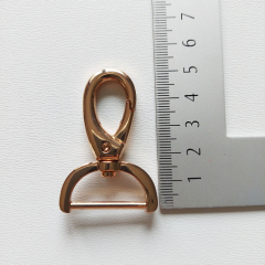Karabinerhaken Metall 2,6 cm hochwertig hochglänzend, gold