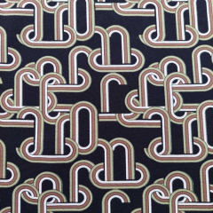 Viskose Twillstoff grafisches Muster, mit Stretch khaki braun schwarz