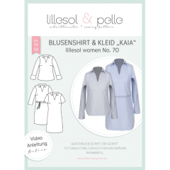 Papierschnittmuster Blusenshirt KAIA Damen Lillesol&Pelle