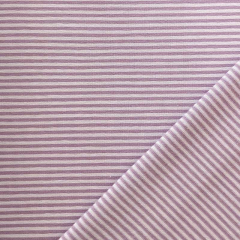Jerseystoff Streifen 3 mm Ringeljersey, lila flieder
