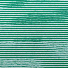 Jerseystoff Streifen 2 mm breit, grün weiß