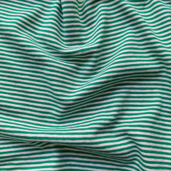 Jerseystoff Streifen 2 mm breit, grn wei