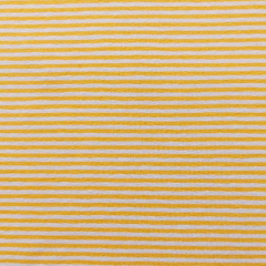 Jerseystoff Streifen 2 mm breit, gelb weiß