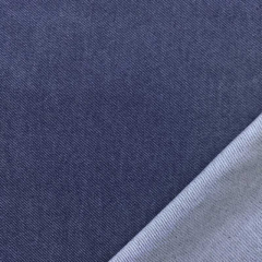Jeansstoff mit Stretch uni, dunkelblau