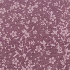 Dekostoff Leinenlook Blmchen, altrosa mauve