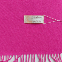 Kaschmir Wollschal Cashmere Woolblend uni, pink