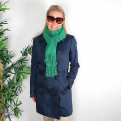 Cashmere Wollschal uni, grn