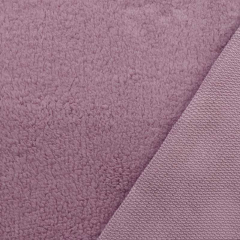 Teddyfleece Stoff Teddyfell Lammfellimitat flauschig weich, mauve