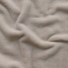 Wellnessfleece Doubleface uni, hellbeige