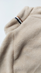 Wellnessfleece Doubleface uni, hellbeige
