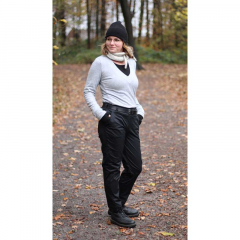 Strickstoff Glattstrick weich dnn, grau meliert