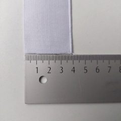 Gummiband Bundgummi 4 cm Meterware, weiss