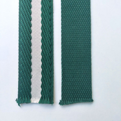 Gurtband Streifen 3D-Optik 38 mm, dunkelgrn wei