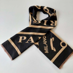 Schal Paris Milano beige schwarz