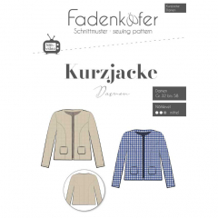 Papierschnittmuster Damen Kurzjacke Fadenkfer