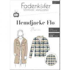 Papierschnittmuster DAMEN HEMDJACKE FLO Fadenkfer