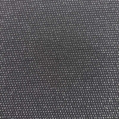 RESTSTCK 75 cm Jerseystoff Punkte Glitzer Foliendruck, silber schwarz