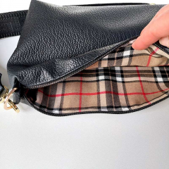 Webware Schottenkaro Tartan, beige schwarz rot