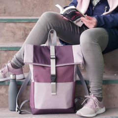 Outdoorstoff beschichtete Rckseite wasserabweisend, mauve