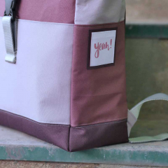 Outdoorstoff beschichtete Rckseite wasserabweisend, mauve