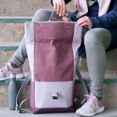 Outdoorstoff beschichtete Rckseite wasserabweisend, mattes hellflieder