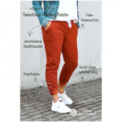 Papierschnittmuster SWEATHOSE DAMEN ABBY Meine Herzenswelt