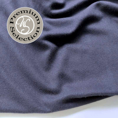 Jackenstoff Wollstoff Wool Blend weich, dunkelblau - Made in Italy